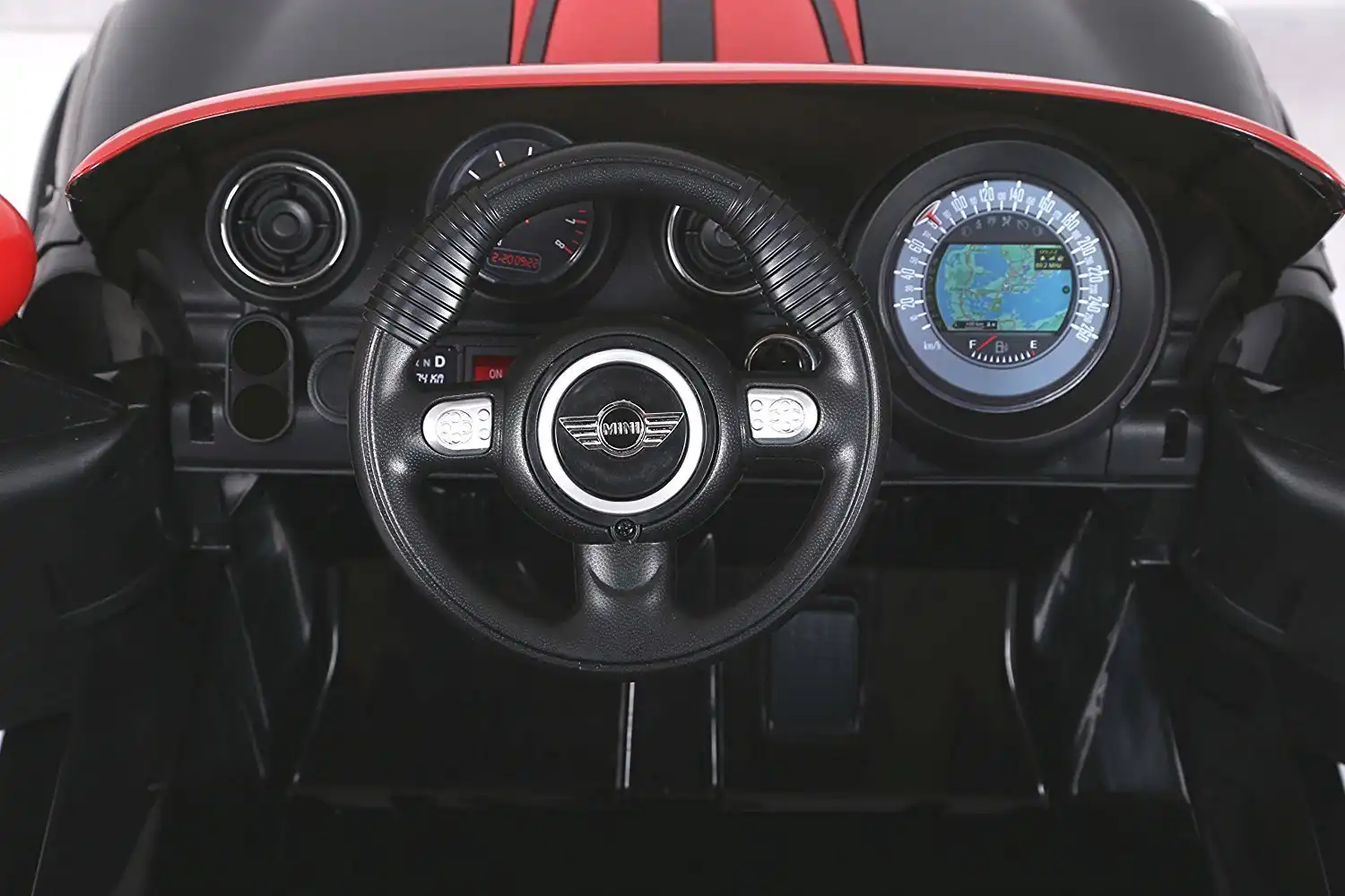 Auto Macchina Elettrica Mini Paceman Rossa 12V 1 Posto Per Bambini
