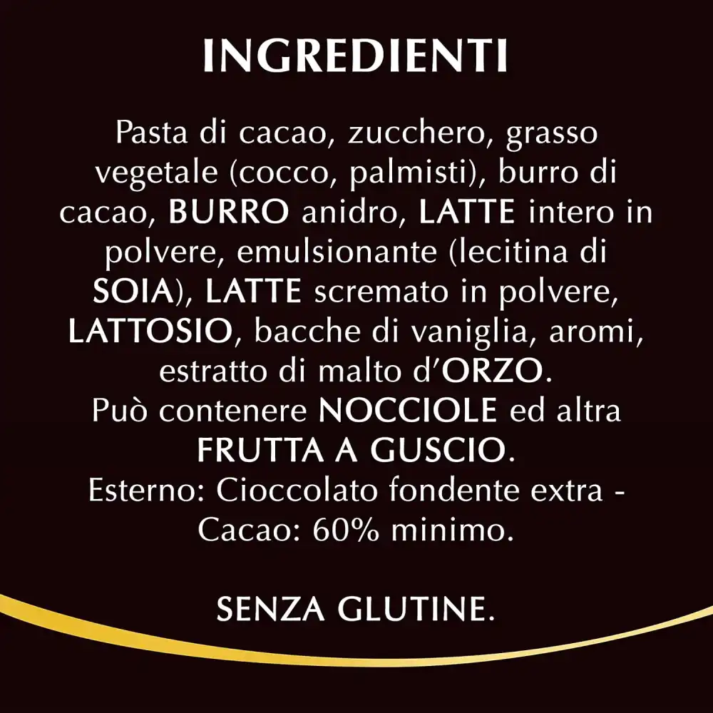 24x Lindt LINDOR Snack Fondente 60% Cacao Formato 38g x 24 pezzi