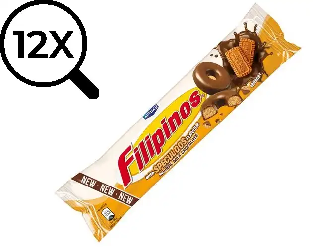 12x Filipinos Speculoos Biscotti al Cioccolato Novità 12x128gr