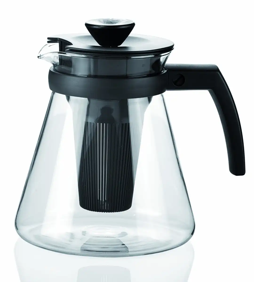 Caraffa Teiera Infusiera Per The' Tisane Infusi Anche Per Forno Microonde 1,25L