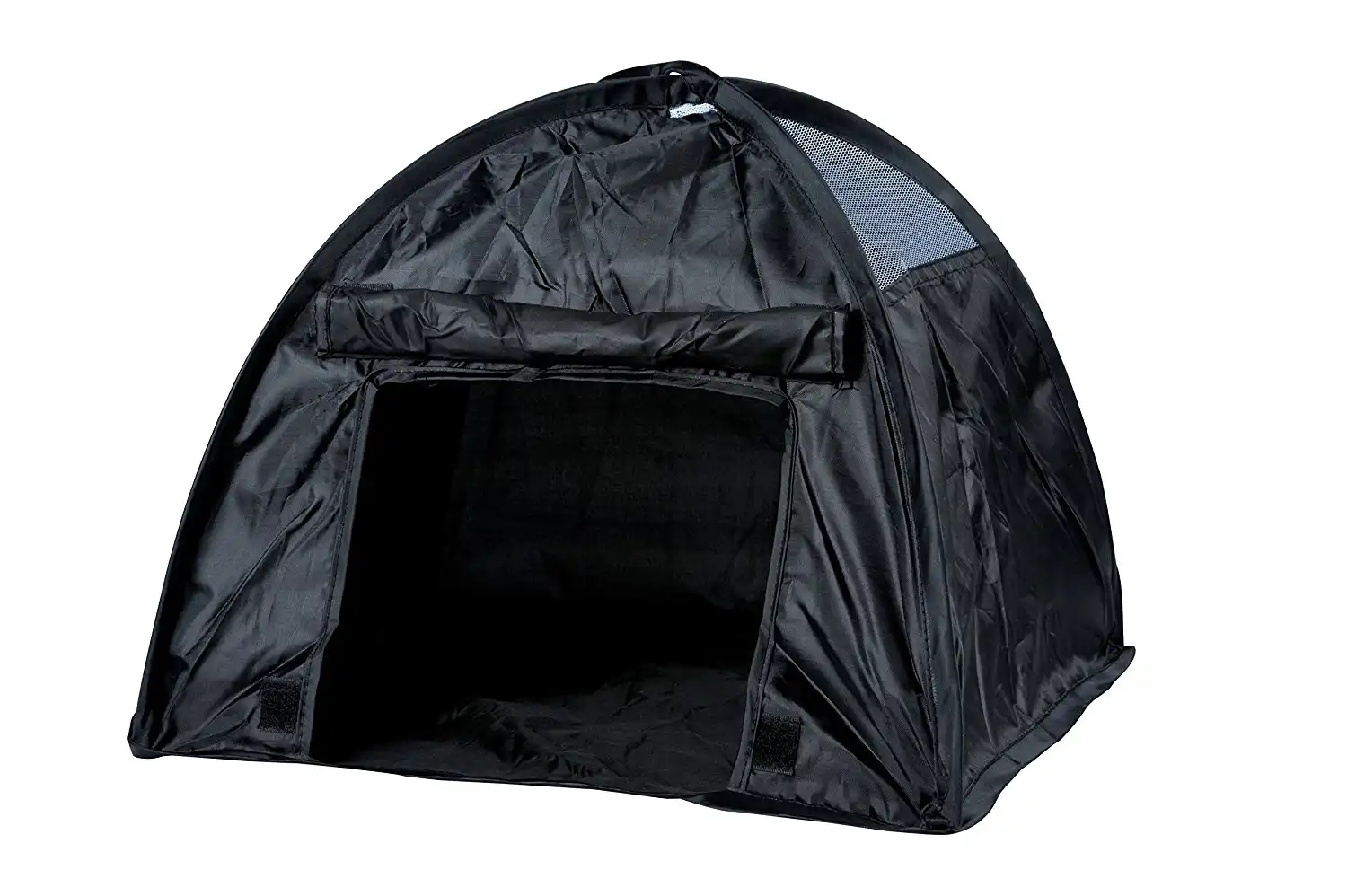 Tenda per Animali da Campeggio Cane Gatto Cani Gatti Da Viaggio 36x36x36cm Nero