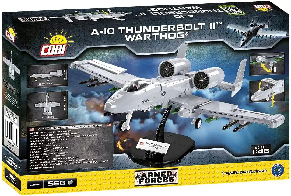 Cobi Costruzioni Militari 568pz Top Gun/5812/ A10 THUNDERBOLT II WARTHOG
