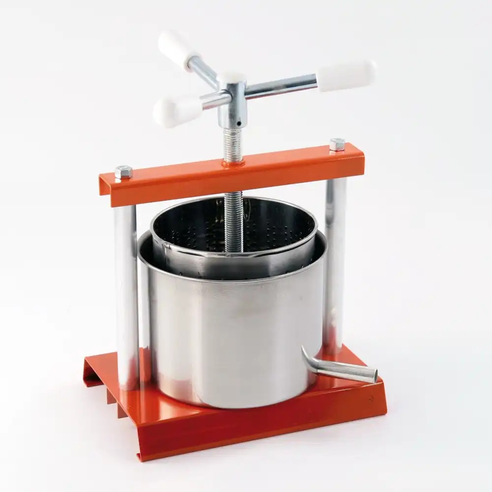 Torchietto 14 Cm 3Lt In Acciaio Inox Torchio Spremi Pressa Premitutto Manuale
