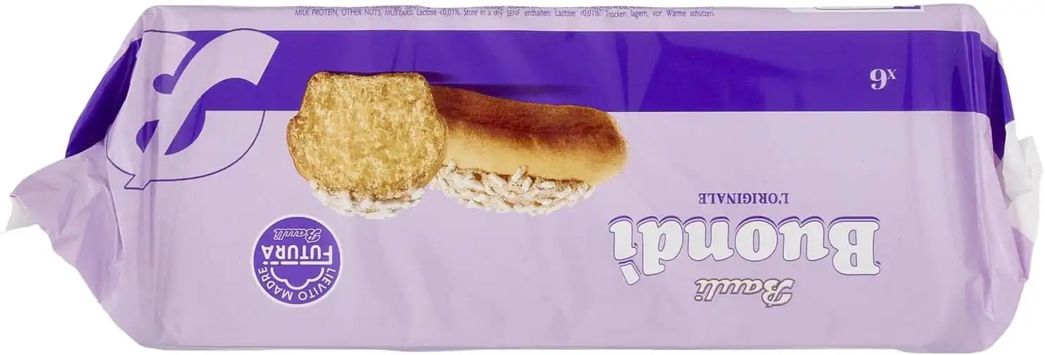 12x Bauli Buondì L'Originale Merenda Merendina 198gr Confezione da 6 Merendine