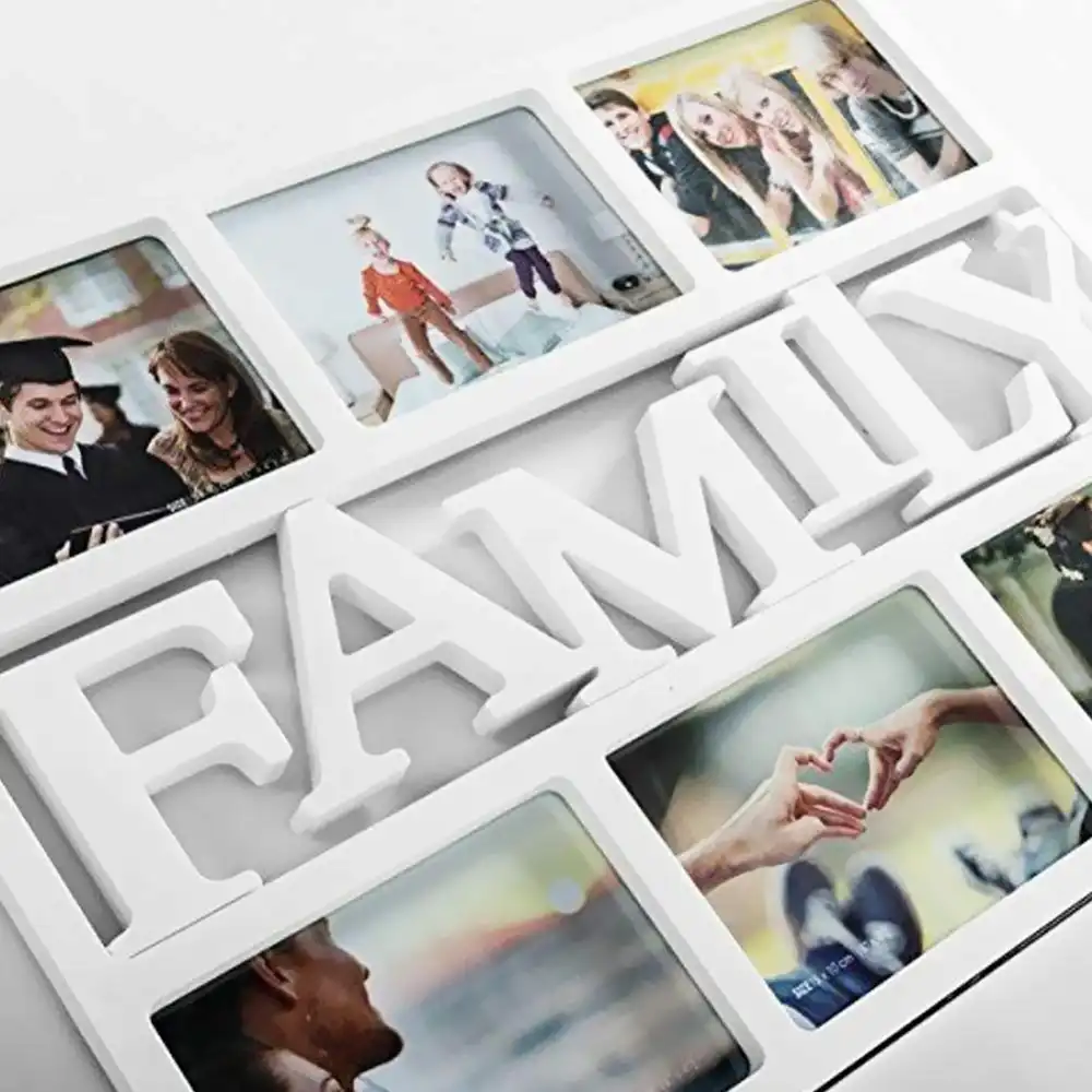 Portafoto Porta Foto in Plastica Ricordi Famiglia 6 Fotografie Fotografia 10x15
