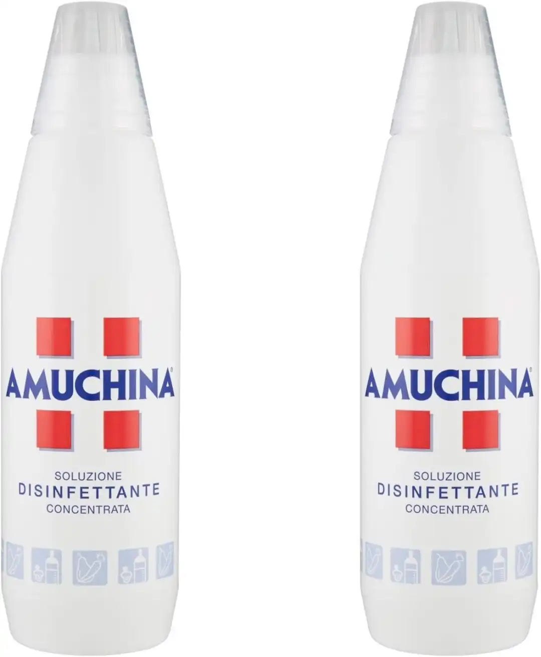 2x Amuchina Concentrata Soluzione Disinfettante Concentrata Per Alimenti 2x1Lt