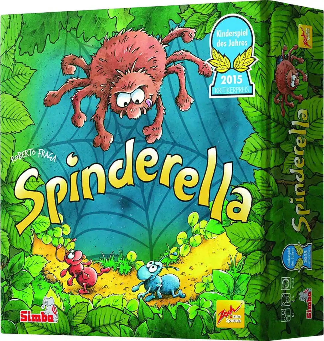 Simba Spidarella Gioco di Societa' per Bambini da 2 a 4 Giocatori Eta' 6+