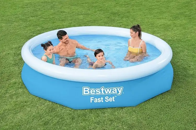 Bestway Piscina gonfiabile fuoriterra fuori terra rotonda 305x66 cm 3200 litri