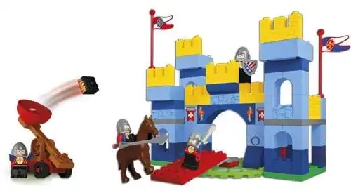 Castello Medioevale Costruzioni Mattoncini Gioco Per Bambini 91 Pezzi