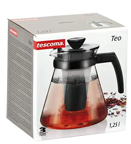 Caraffa Teiera Infusiera Per The' Tisane Infusi Anche Per Forno Microonde 1,25L