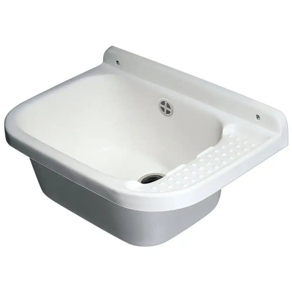 Lavatoio Lavello Pilozzo In Resina 60 Cm A Parete Esterno Ed Interni