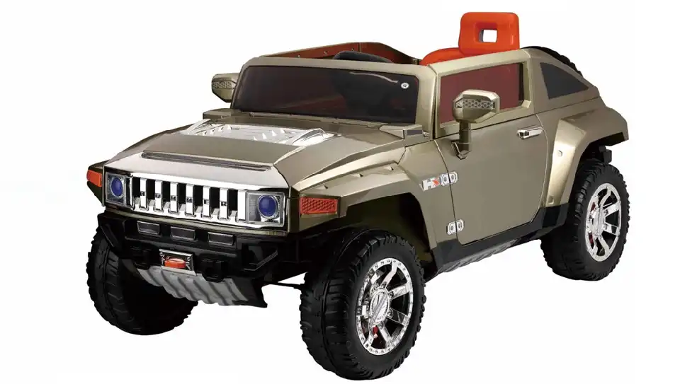Jeep Auto Elettrica Hummer 12V Hx Per Bambini Fuoristrada Con Telecomando Verde