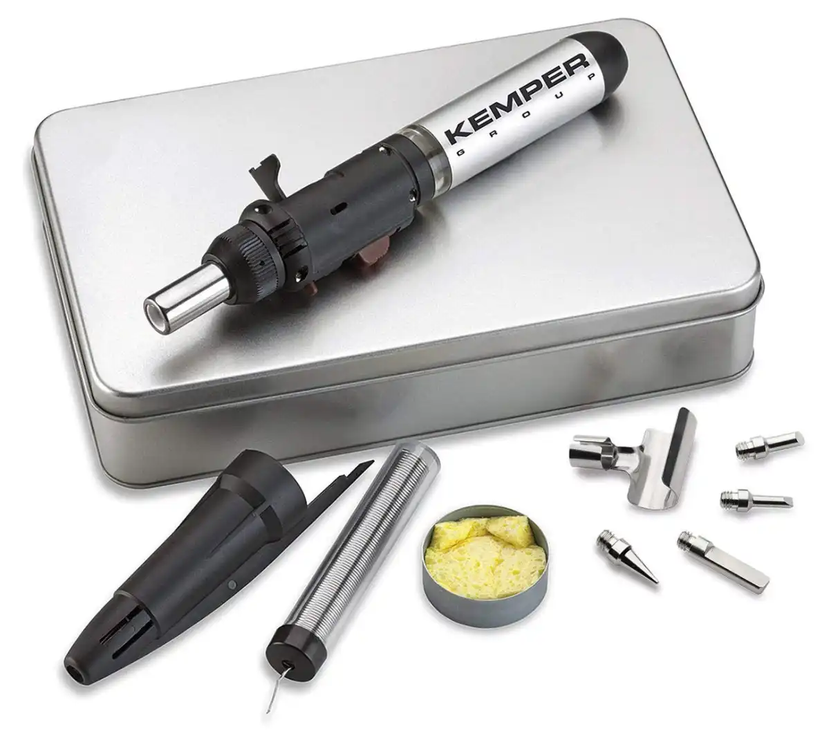 Kit Micro Saldatore a Gas Professionale con 6 Punte per Saldare Saldature Stagno