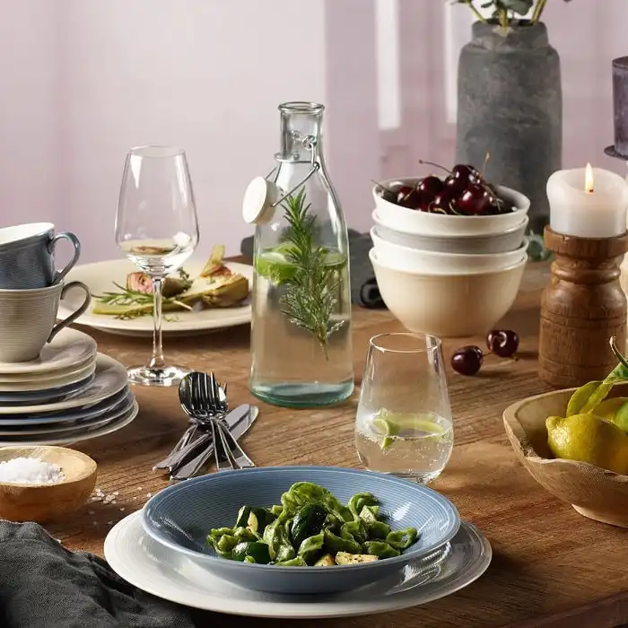 Villeroy&Boch Servizio di Piatti in Porcellana Per 4 Persone 12 Pz Loop Horizon