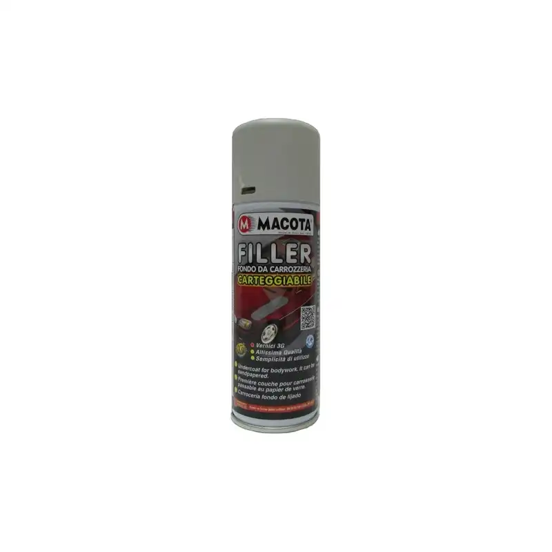 Macota Filler Fondo Da Carrozzeria Carteggiabile Grigio Bomboletta Spray 200ML