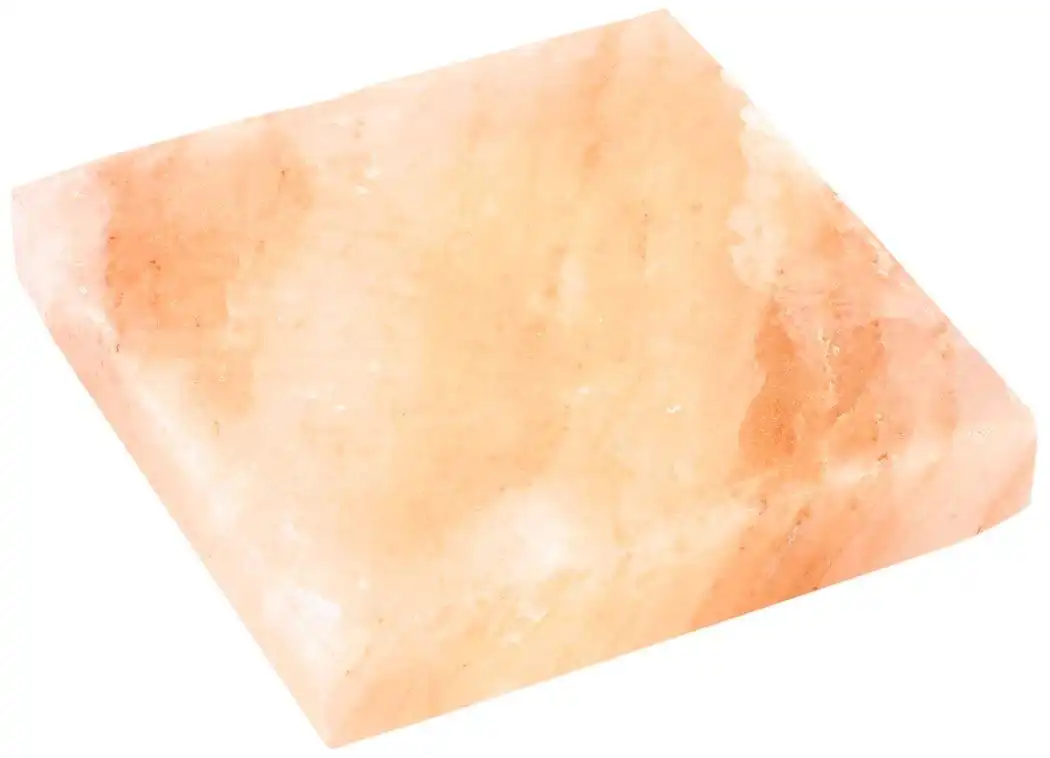 Piastra Pietra Sale Quadrata 20 X 20 Cm Sale Rosa Dell'Himalaya Per Condimento