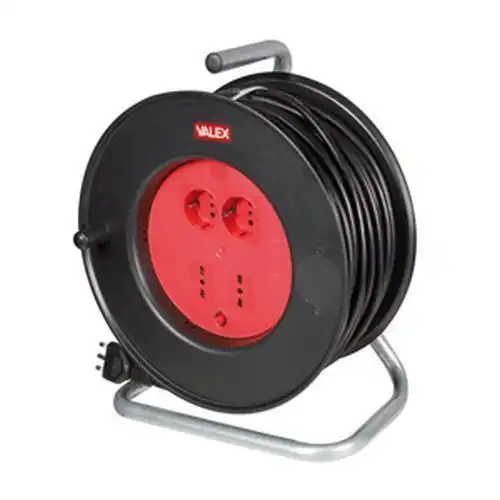 Avvolgicavo Valex Major 25 Metri Prolunga Elettrica 4 Prese Spina Italiana 16A