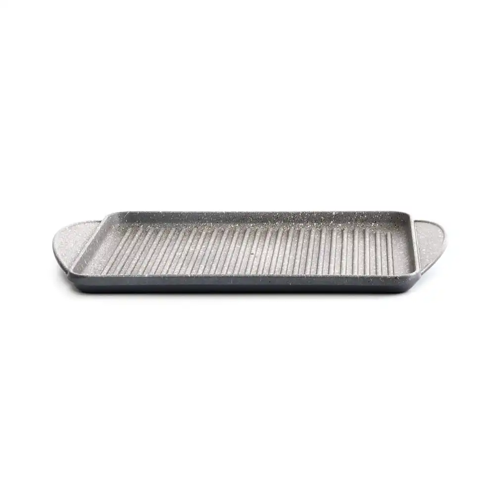 Piastra A Vassoio Rettangolare 37x28cm Magnum Petra Fondo Sagomato Antiaderente