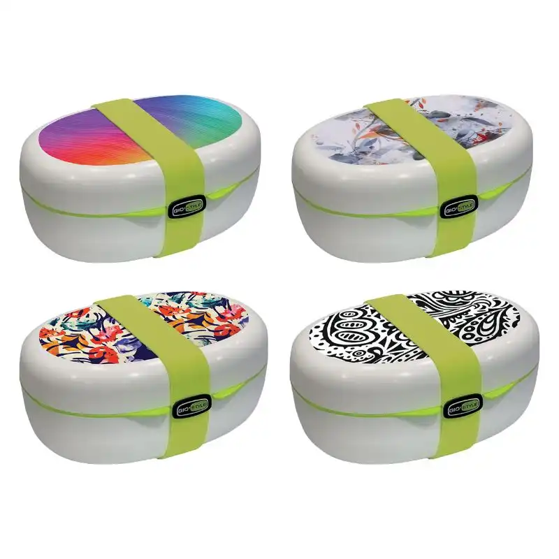 Contenitore Cibo Frigobox X-Joy Mood GioStyle 4 Decori Contenitore Alimenti