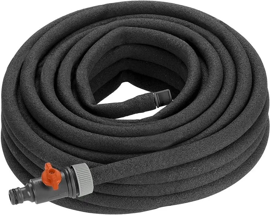 Tubo Poroso Gocciolante con Spruzzatore per Irrigazione Giardino Lungo 15m