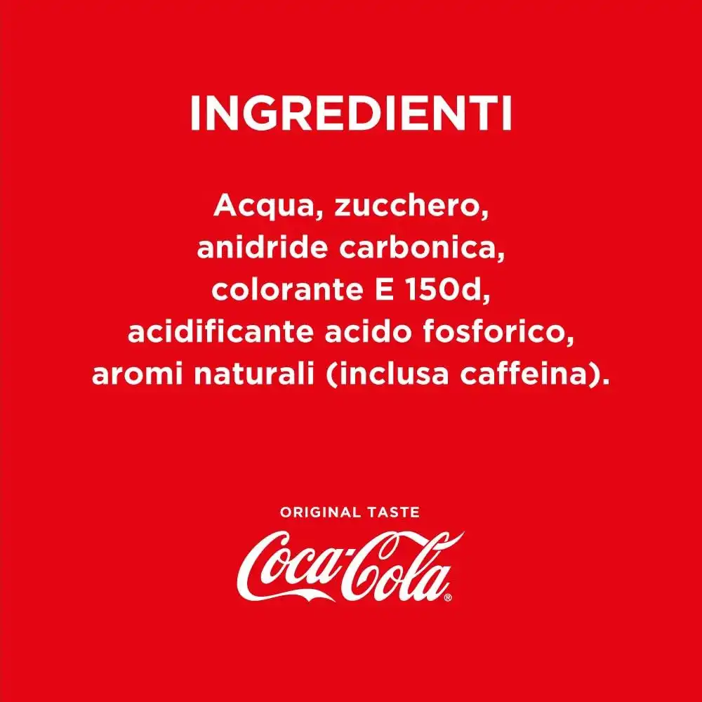 Coca-Cola Original Taste 24 Lattine da 150 ml Mini Lattina 100% riciclabile