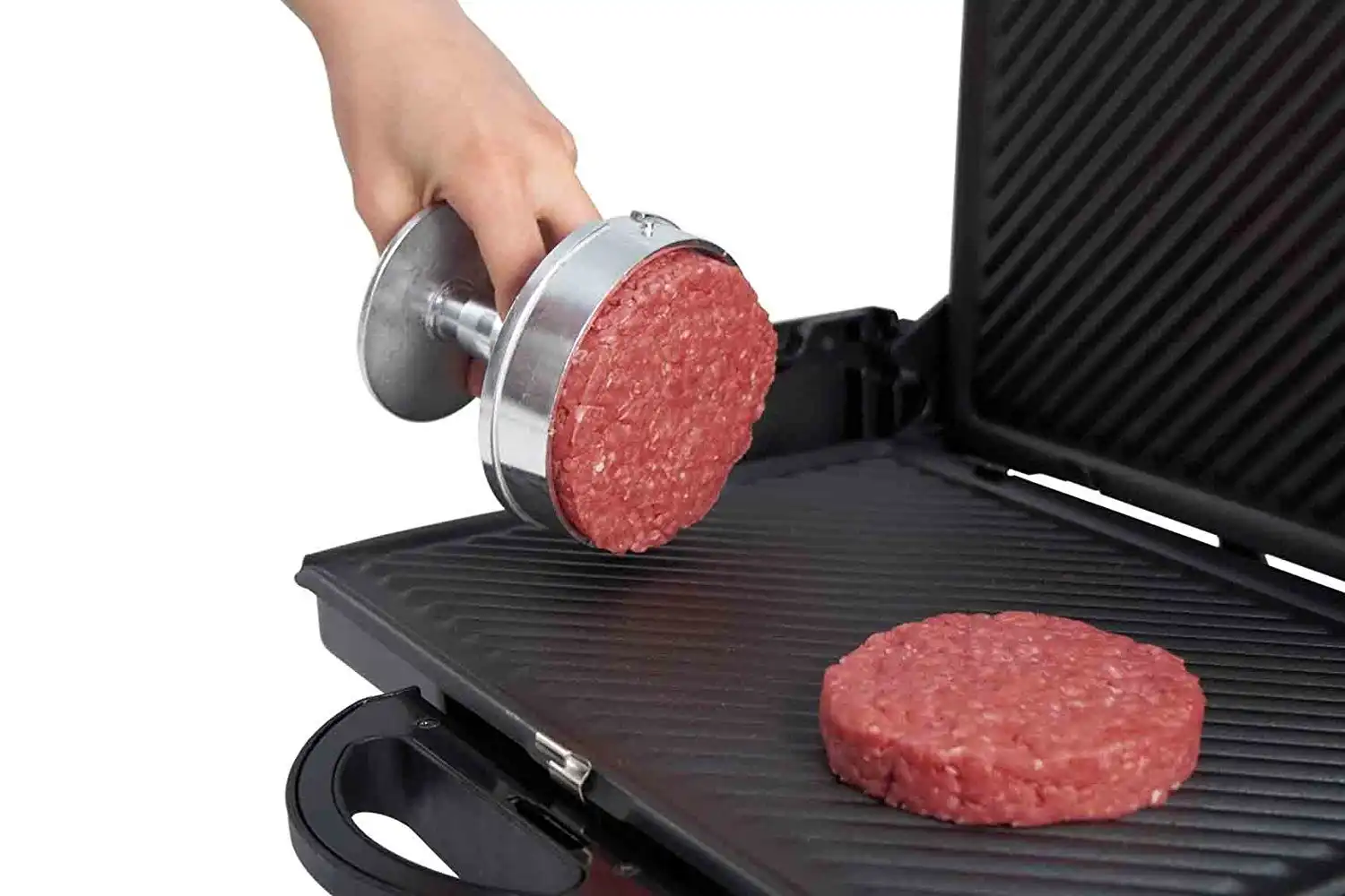 Stampo Pressa In Alluminio Pressina Per Fare Hamburger a Pressione Carne Cucina