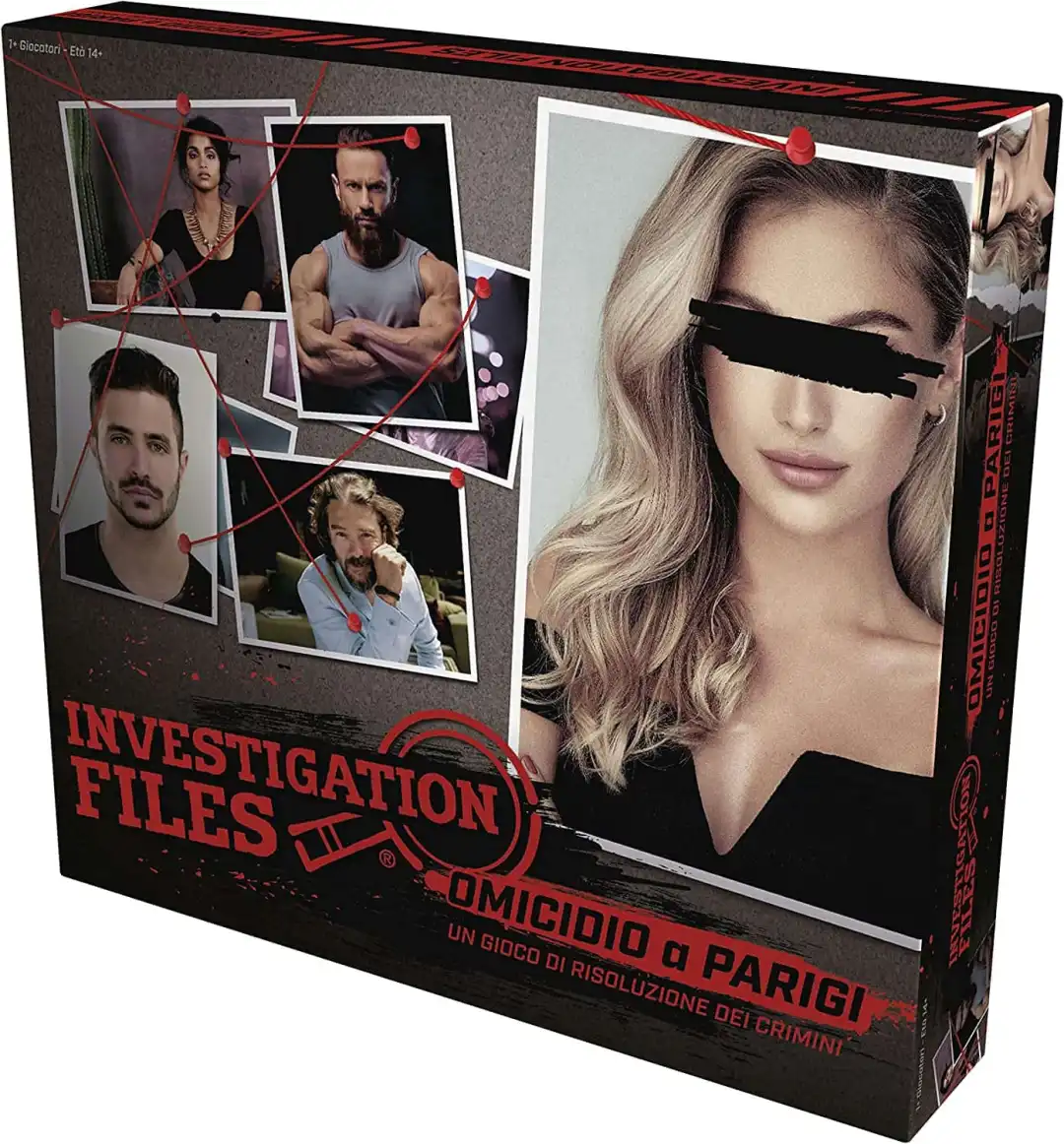 Gioco di societa' Investigation Files:Omicidio a Parigi Gioco Avventura Eta' 14+