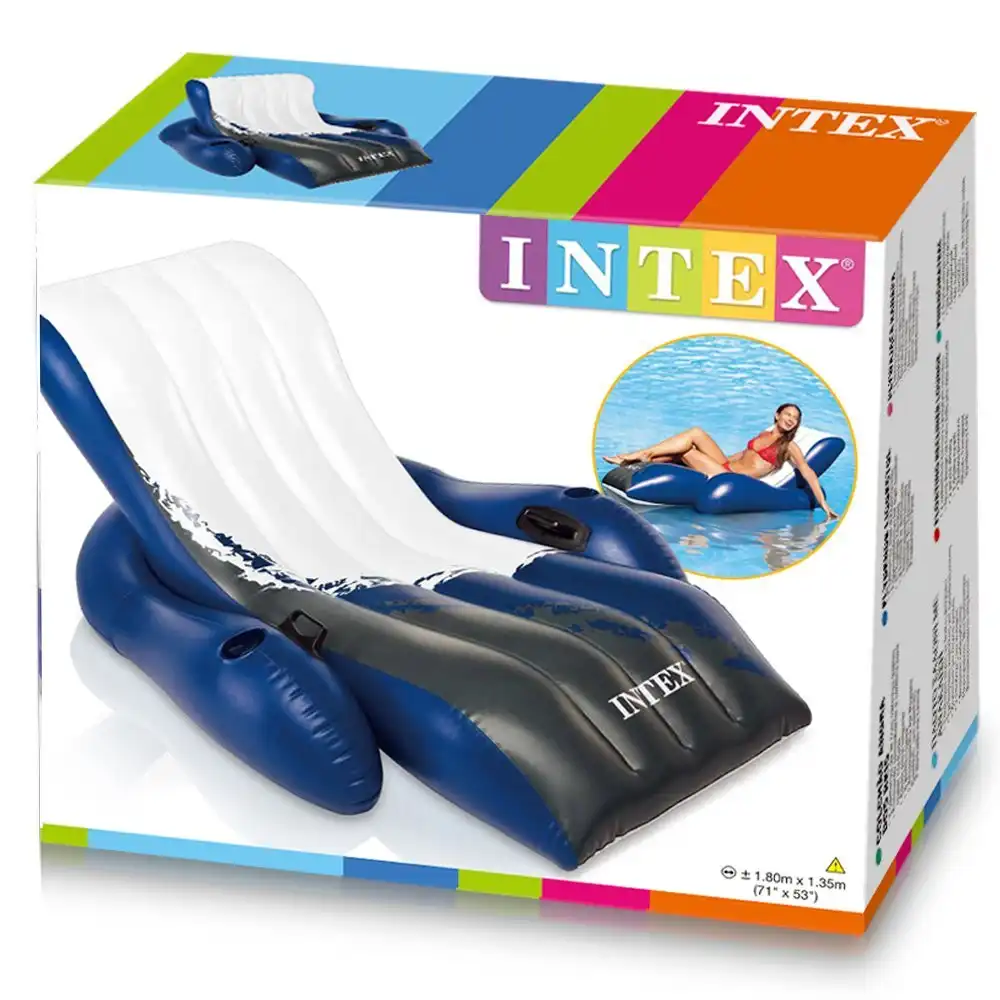 Poltrona Chaaisse Lounge Sport Intex Gonfiabile Galleggiante Piscina Mare 58868