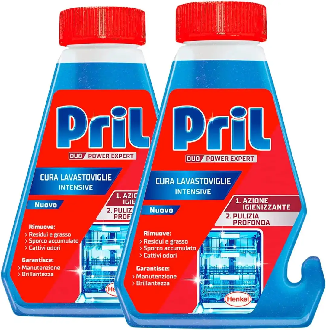 Pril Duo Power Expert Cura Lavastoviglie Intensive 2 Flaconi da 250ml 804009