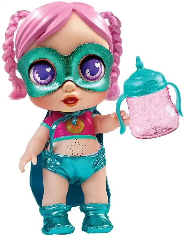 Gabi Super Cute Little Babies Rocco Giocattoli 33x13x23cm Bambola con Biberon