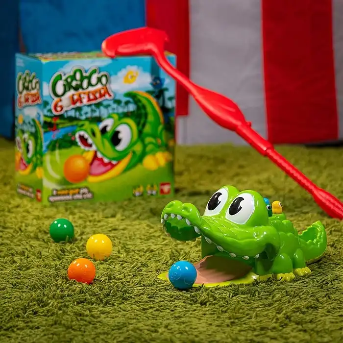 Rocco Giocattoli Crocco Golfista Gioco Mini Golf Bambini da 2 a 4 Giocatori 4+